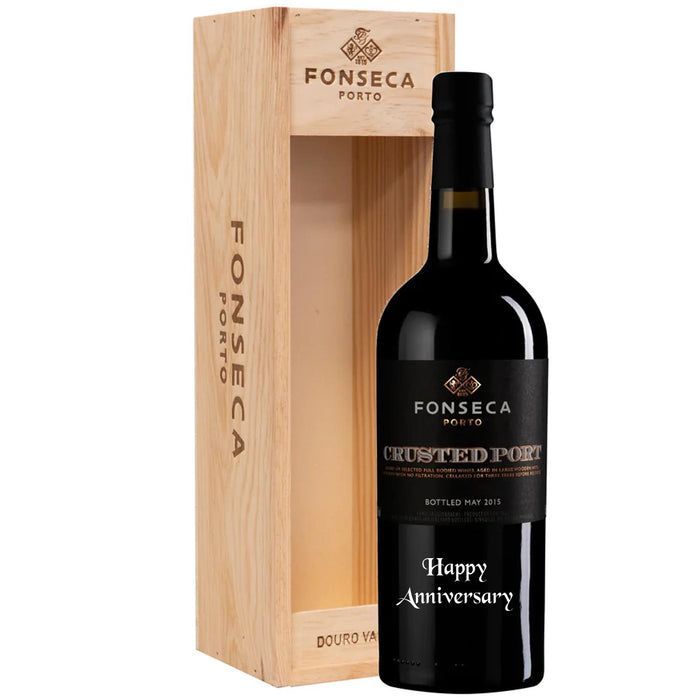 Fonseca Crusted Port Happy Anniversary Engraved