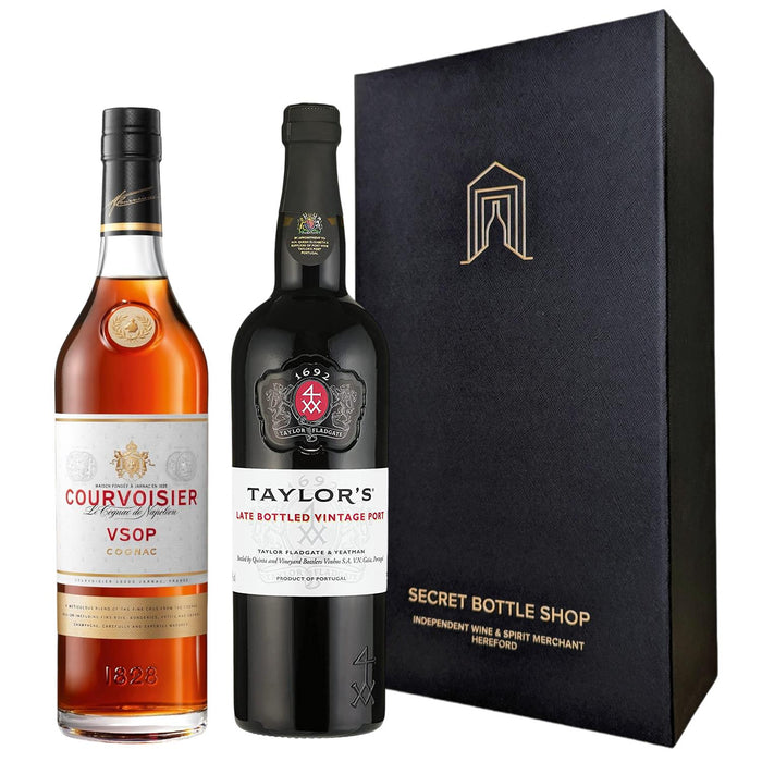 Taylors LBV Port & Courvoisier VSOP Cognac Duo Gift Boxed